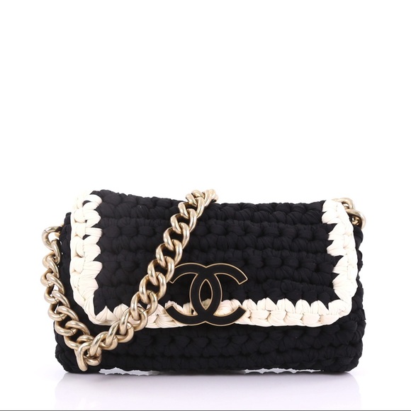 ISO Chanel Fancy Crochet Flap Bag - Picture 2 of 3